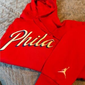 NBA 76ers Jordan Hoodie. Gently used